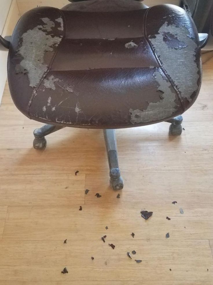 pleather chair repair