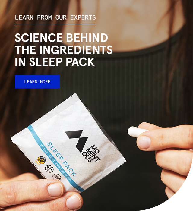 momentous sleep pack