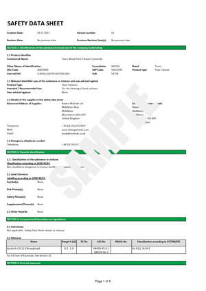 plasti dip safety data sheet