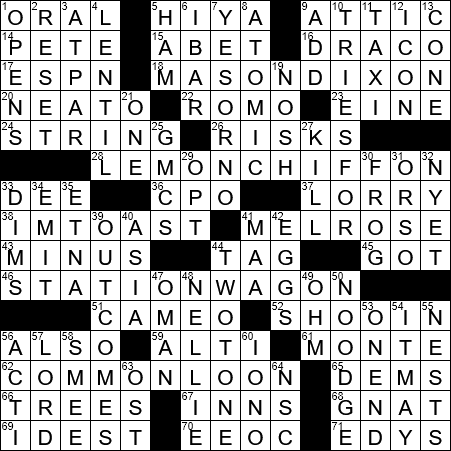 winner crossword clue