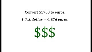 convert euro dollar