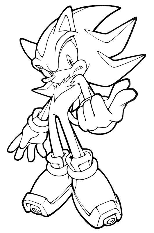 shadow dibujo para colorear