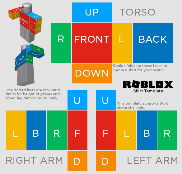 create a roblox shirt