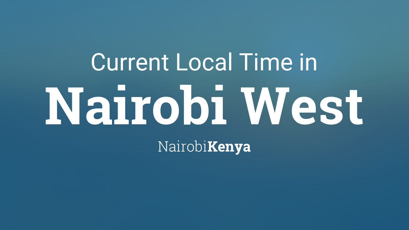 current local time in nairobi
