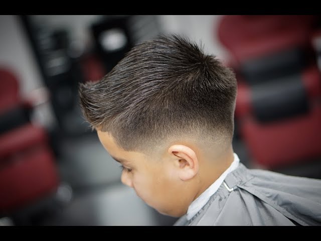 boys fade haircut