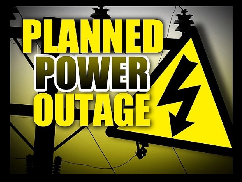 planned power outages near me