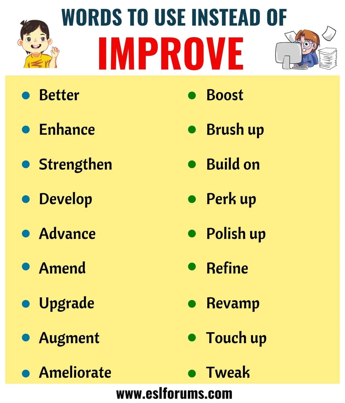 synonym for improve