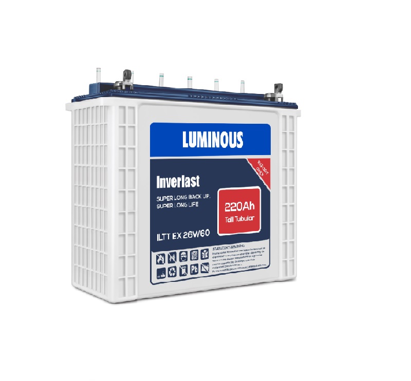 luminous 220 amp battery price