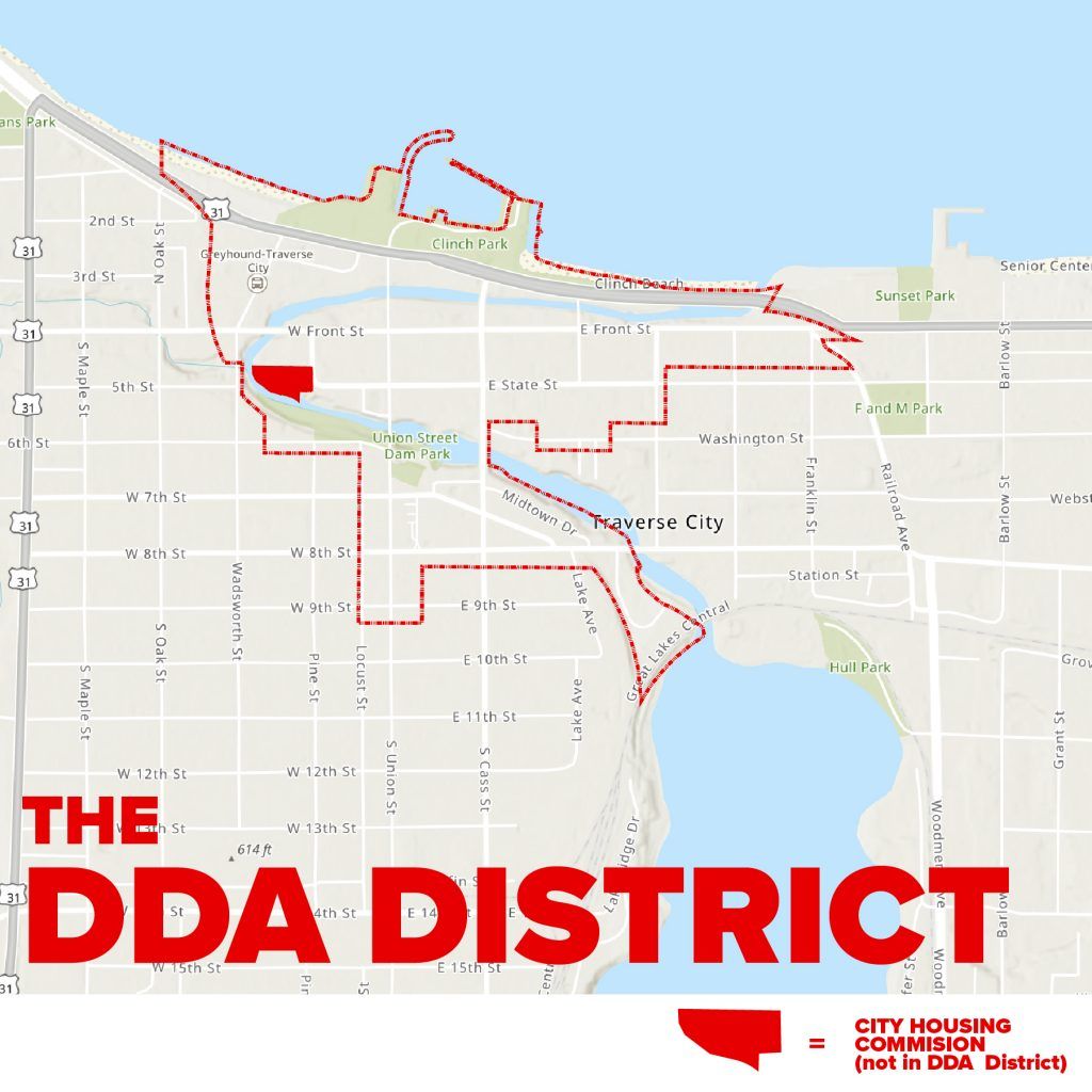 downtown traverse city map