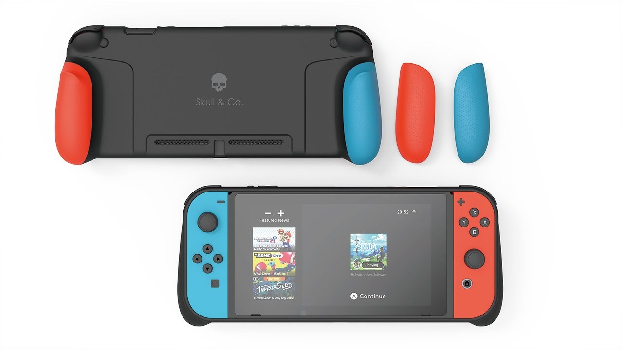 skull & co nintendo switch gripcase set