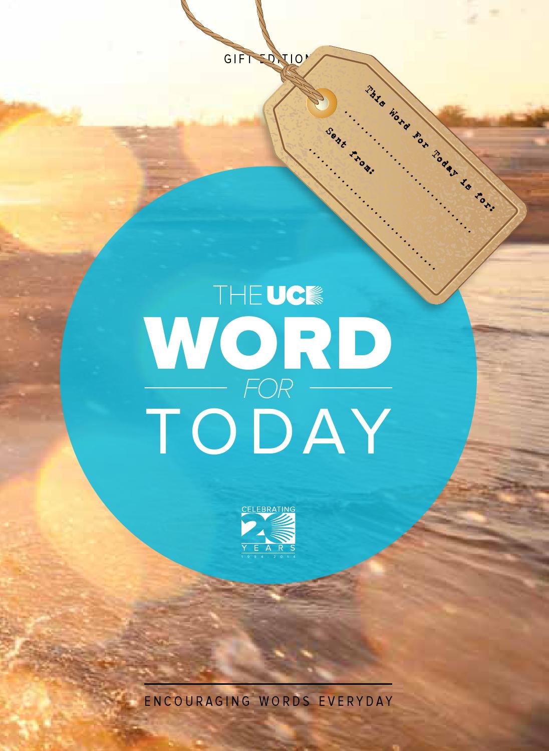 ucb word for today