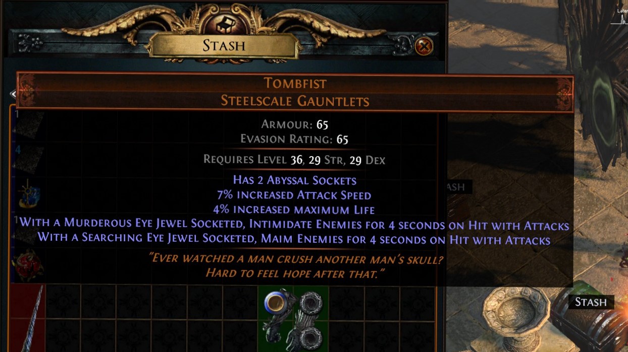 poe abyssal socket