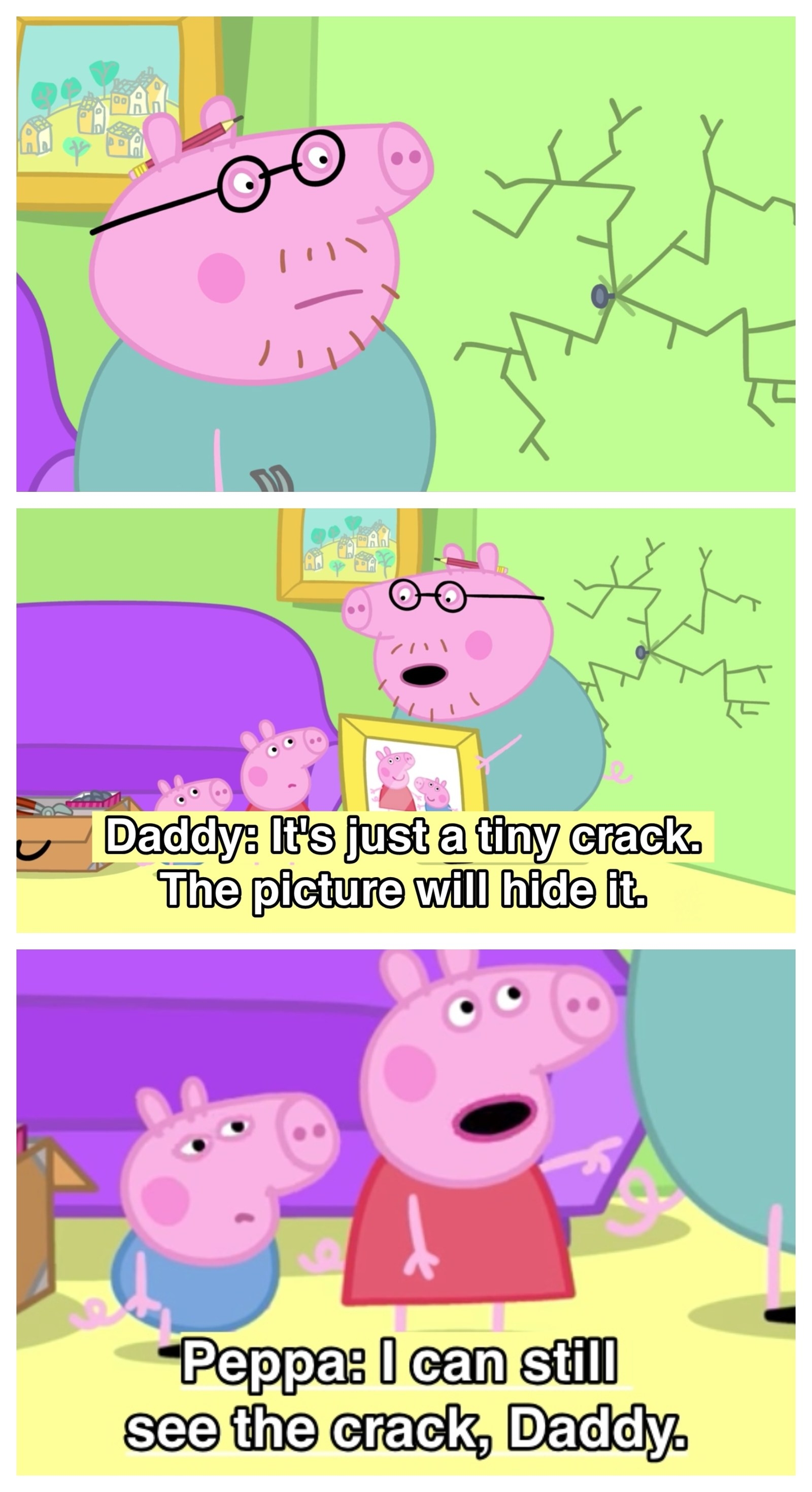 peppa pig saying daddy