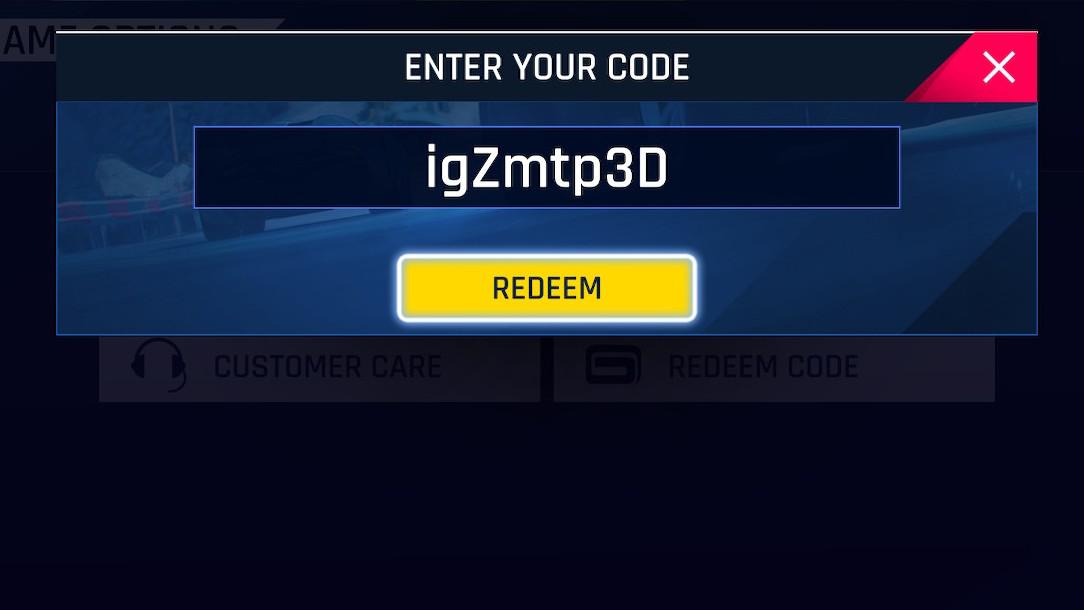 asphalt 9 redeem code