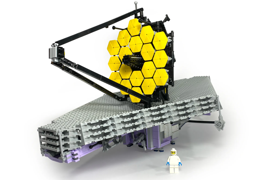 james webb telescope lego