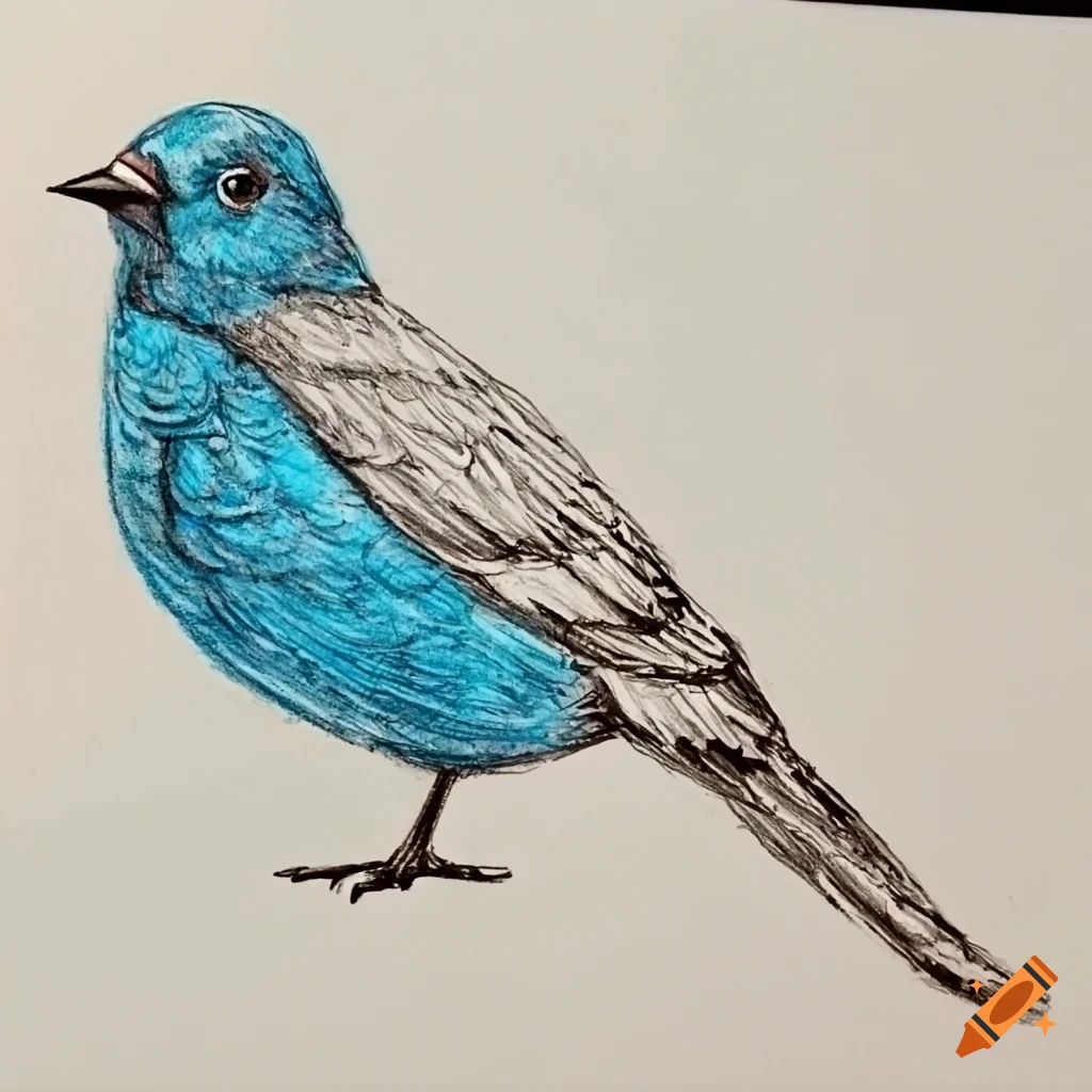 bird color drawing