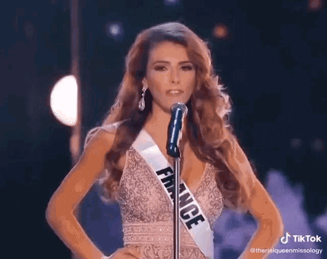 miss universe france scream