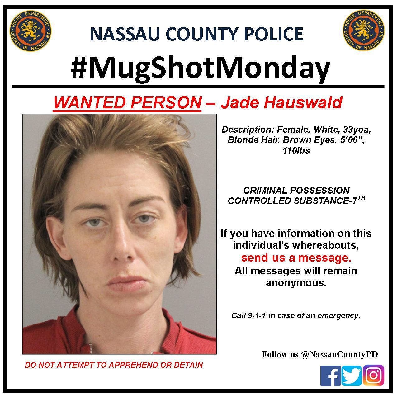 nassau county last 90 days mugshots