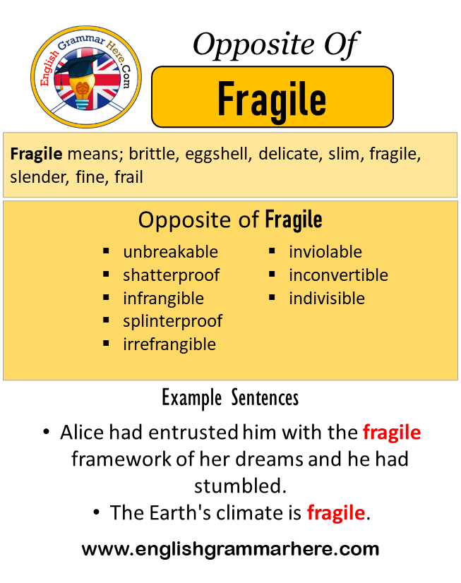 fragile antonym