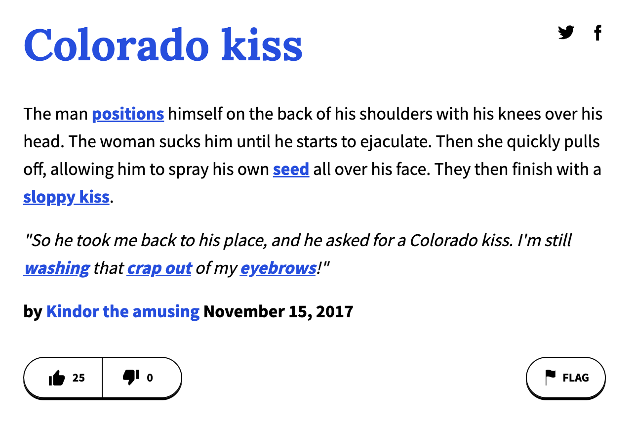 urban dictionary sexual