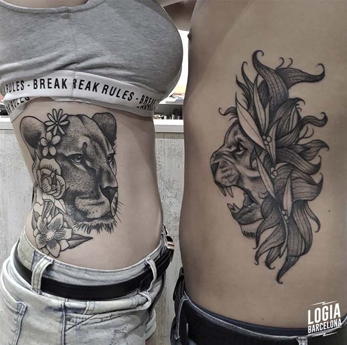 tatuajes de pareja grandes