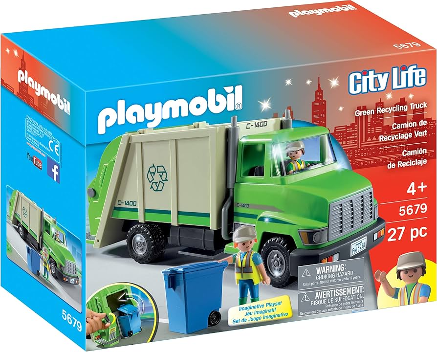 playmobil bin truck