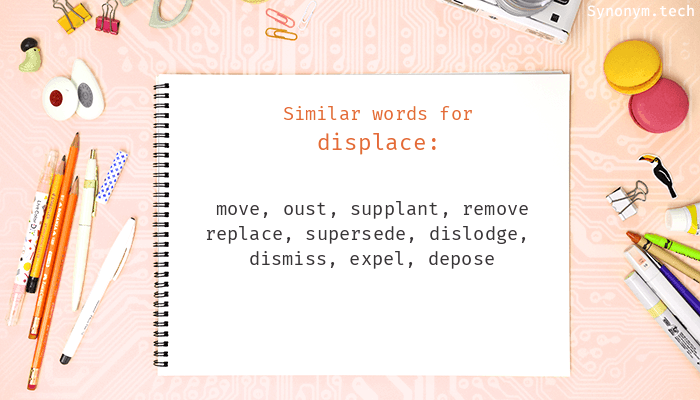 displace synonym