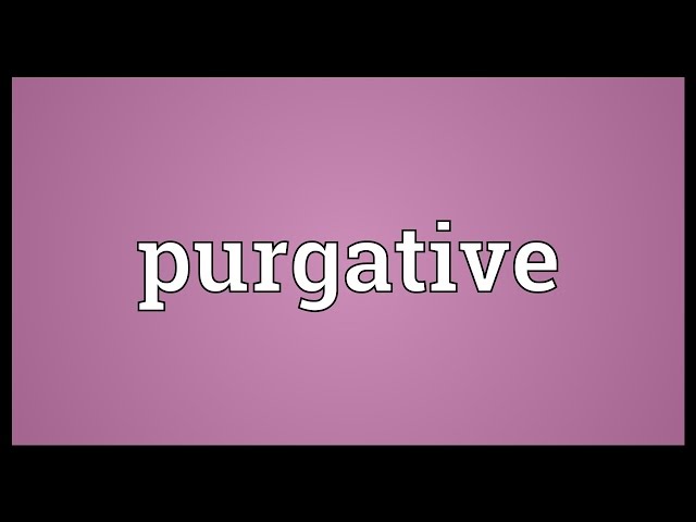 purgative meaning in telugu