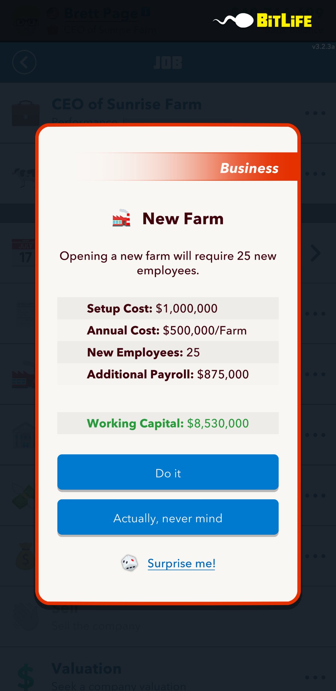 bitlife business update