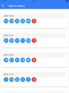 powerball historical results