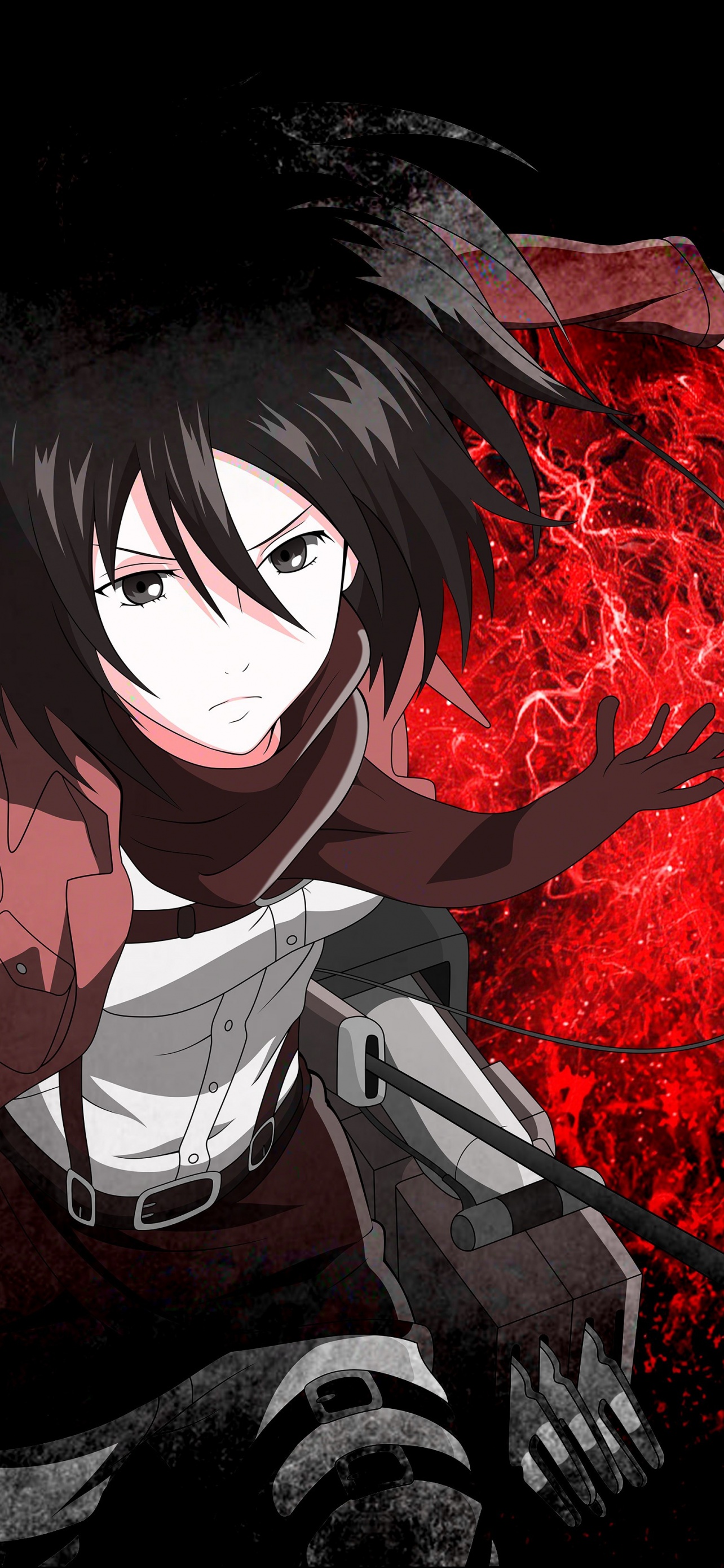 wallpaper mikasa ackerman