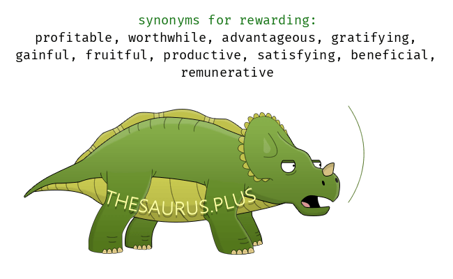 synonym of rewarding