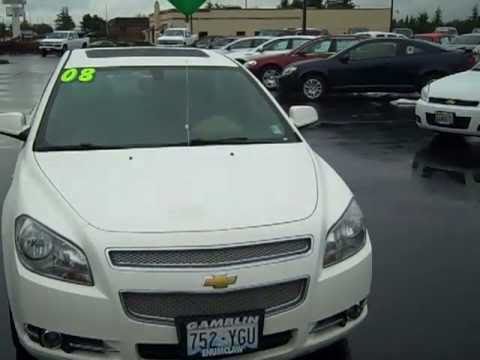 2008 chevy malibu white