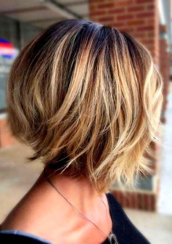 short hairstyles layered bob