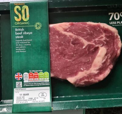 sainsburys ribeye steak