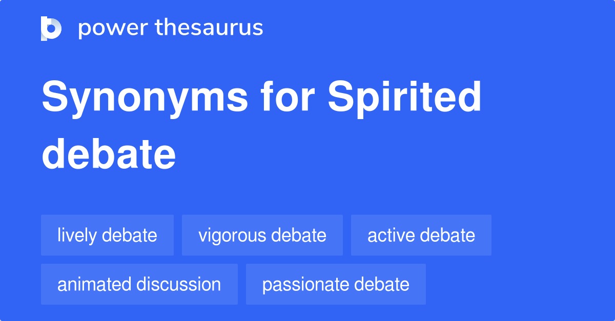 spirited thesaurus