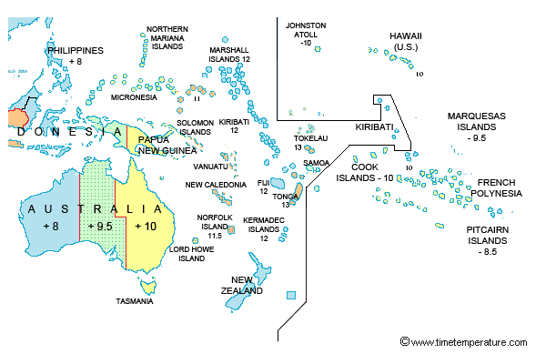 pacific time zone gmt