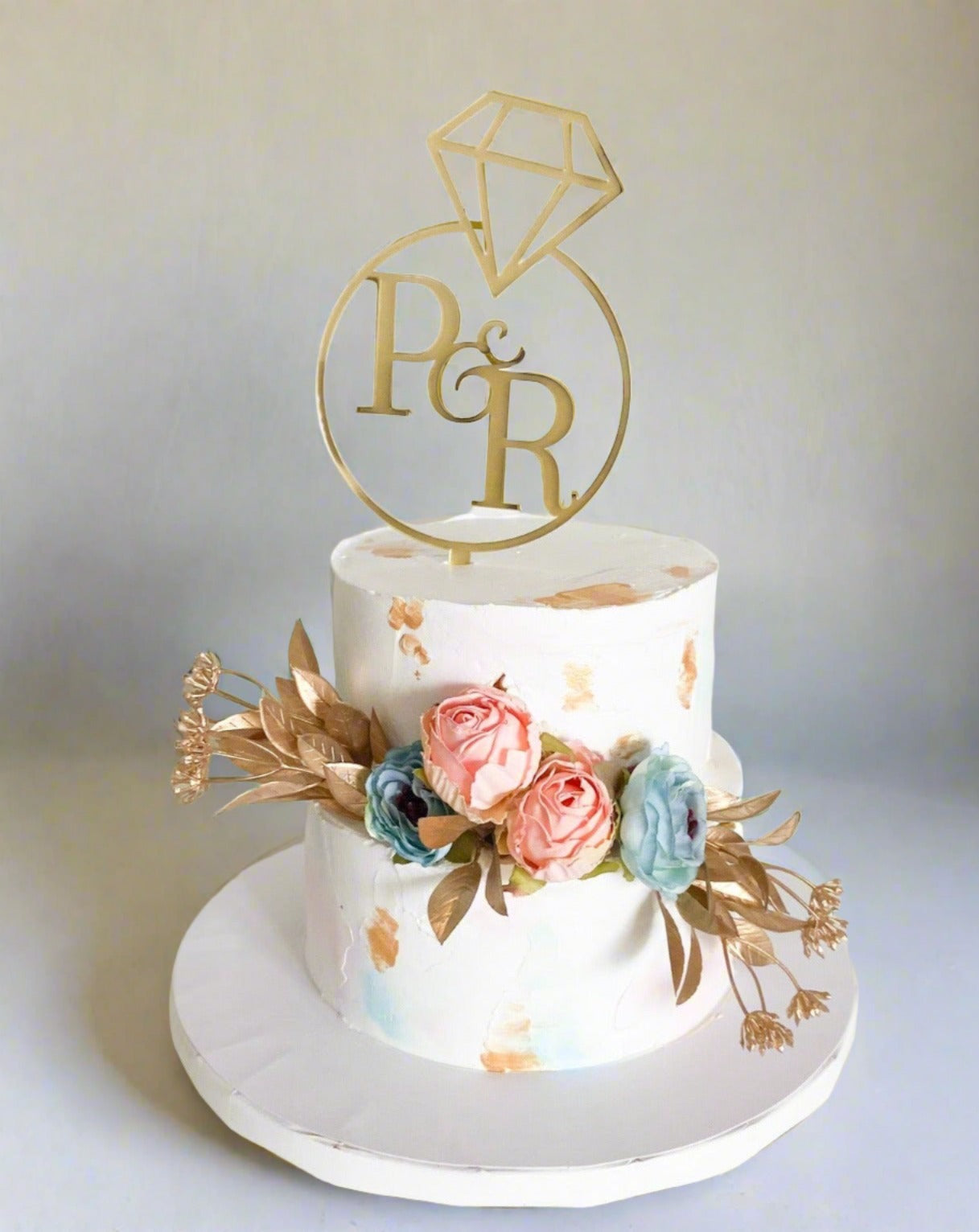 unique engagement cake designs