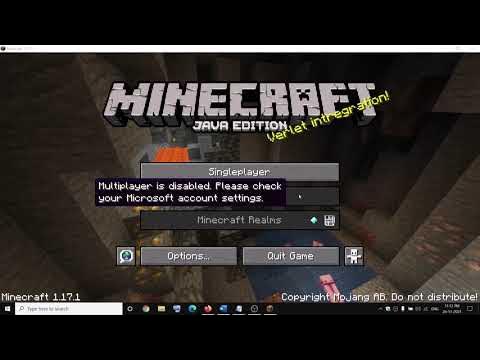 minecraft multiplayer settings greyed out