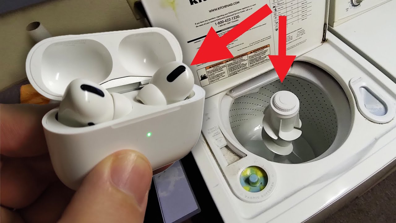 how to fix airpods that went through the wash