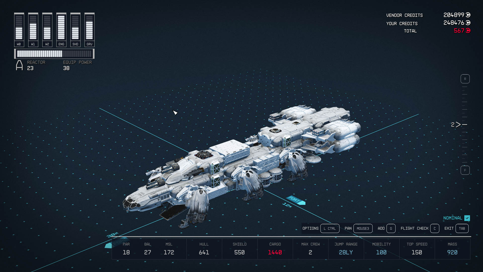 how to build a ship in starfield