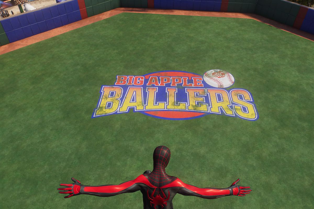 spider man 2 baseball field