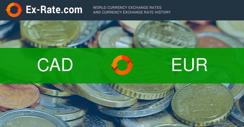 exchange rate canadian dollar euro