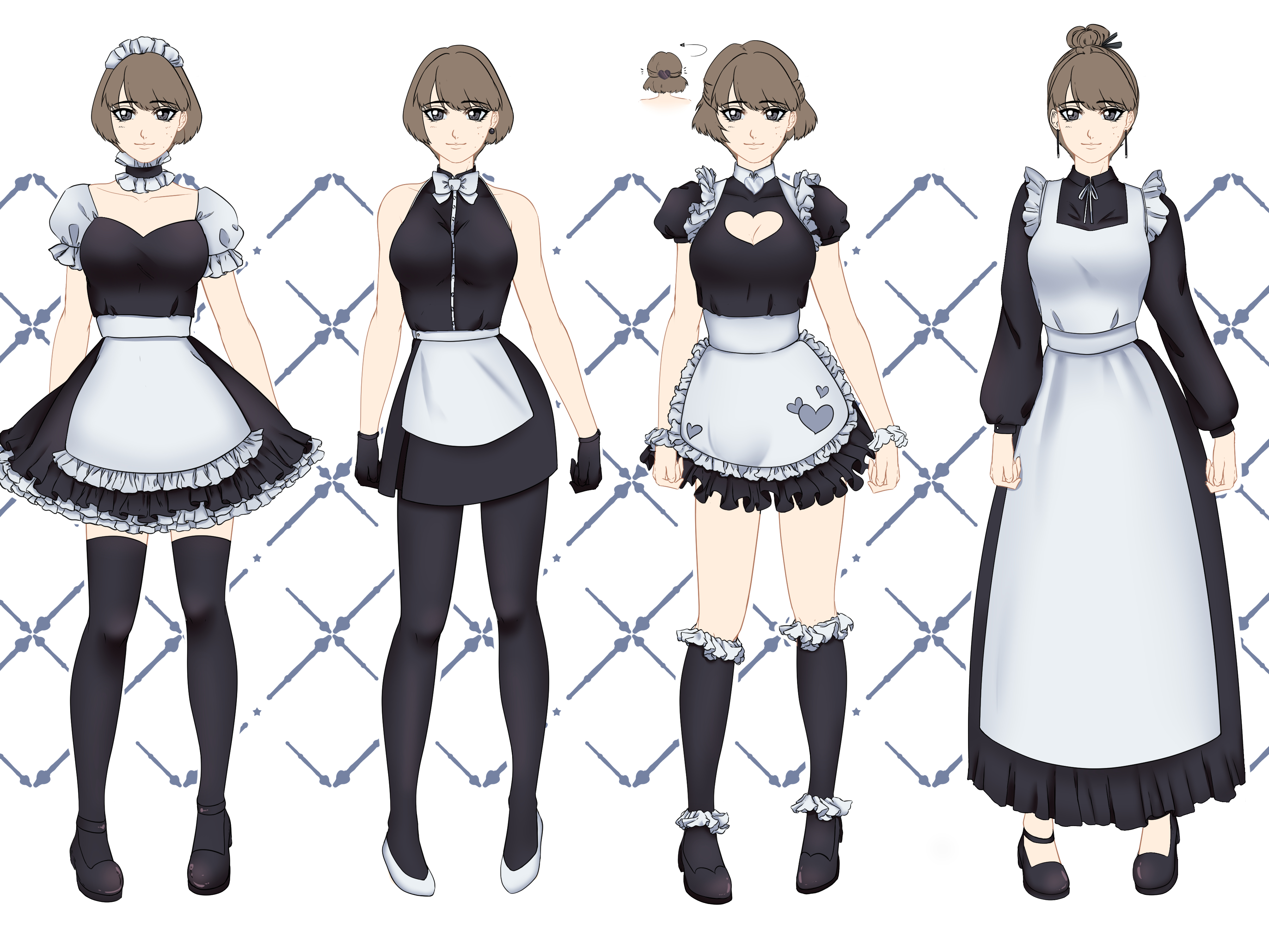 anime maid outfit