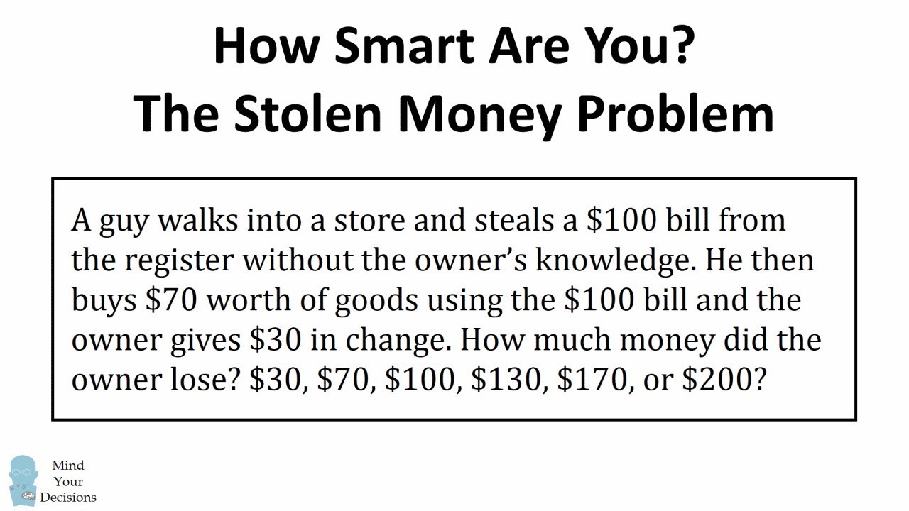a man steals $100 bill from a stores register