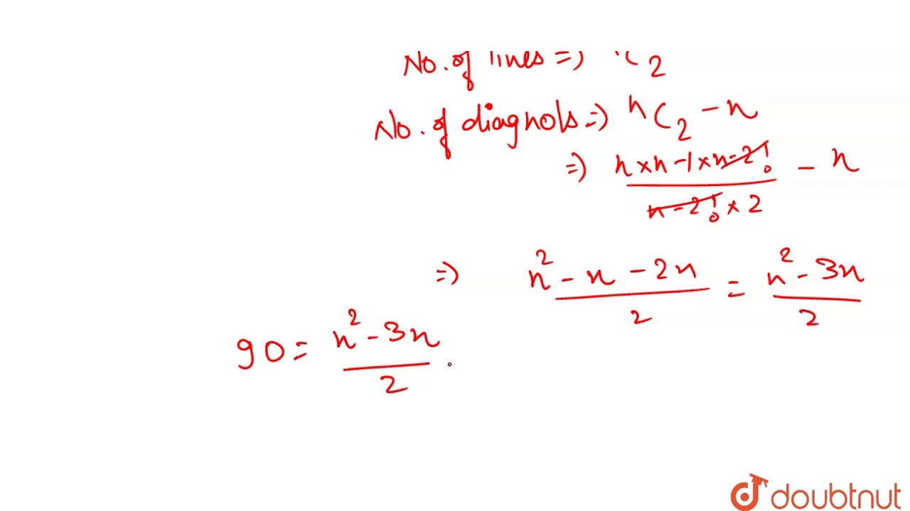 a polygon has 90 diagonals