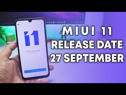 miui 11 release date