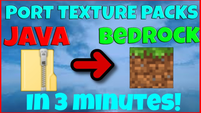 convert-minecraft java texture pack to bedrock