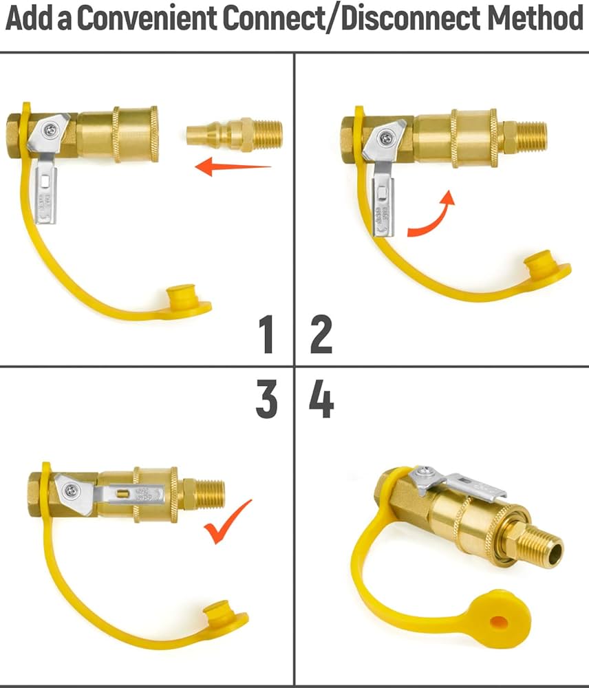 add propane quick connect to rv