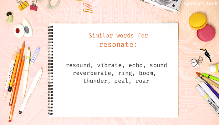 resonate thesaurus